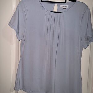 Calvin Klein Soft Blue Blouse